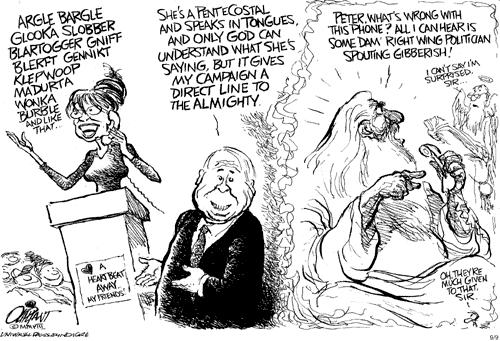 Washington Post Cartoon Mocks Pentecostal Speaking in Tongues