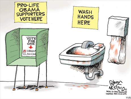 Image result for obama abortion cartoon